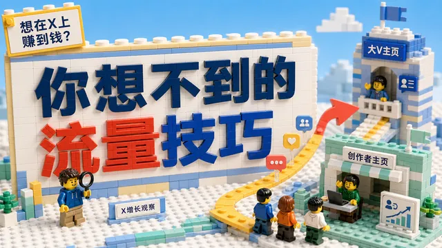 翻烂了大V们的主页,我扒出这些你绝对想不到的X流量技巧